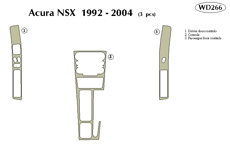 Acura Nsx Dash Kit by B&I