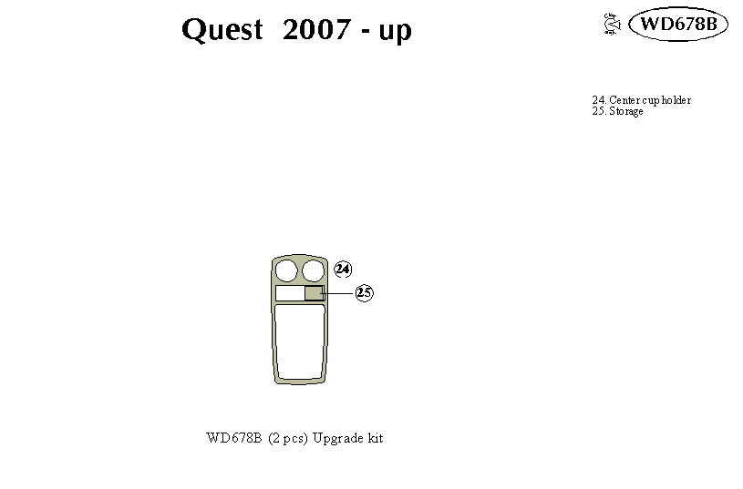 Nissan Quest Dash Kit by B&I
